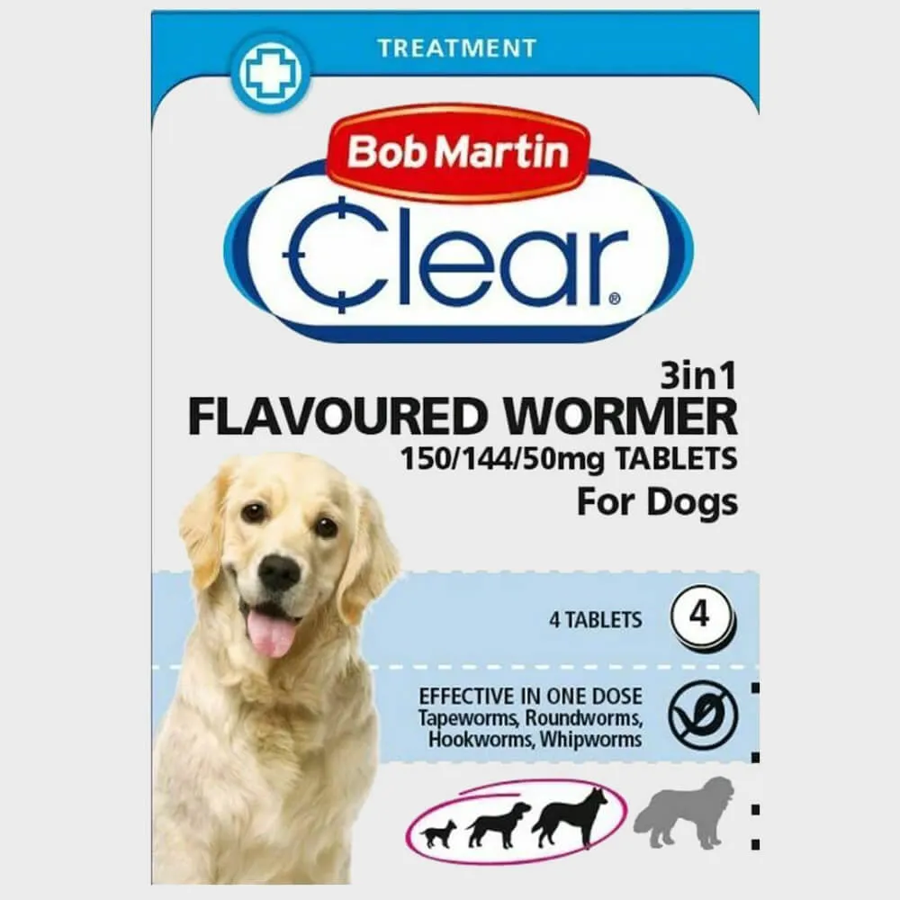 3 in 1 Dewormer Tablets for Dogs