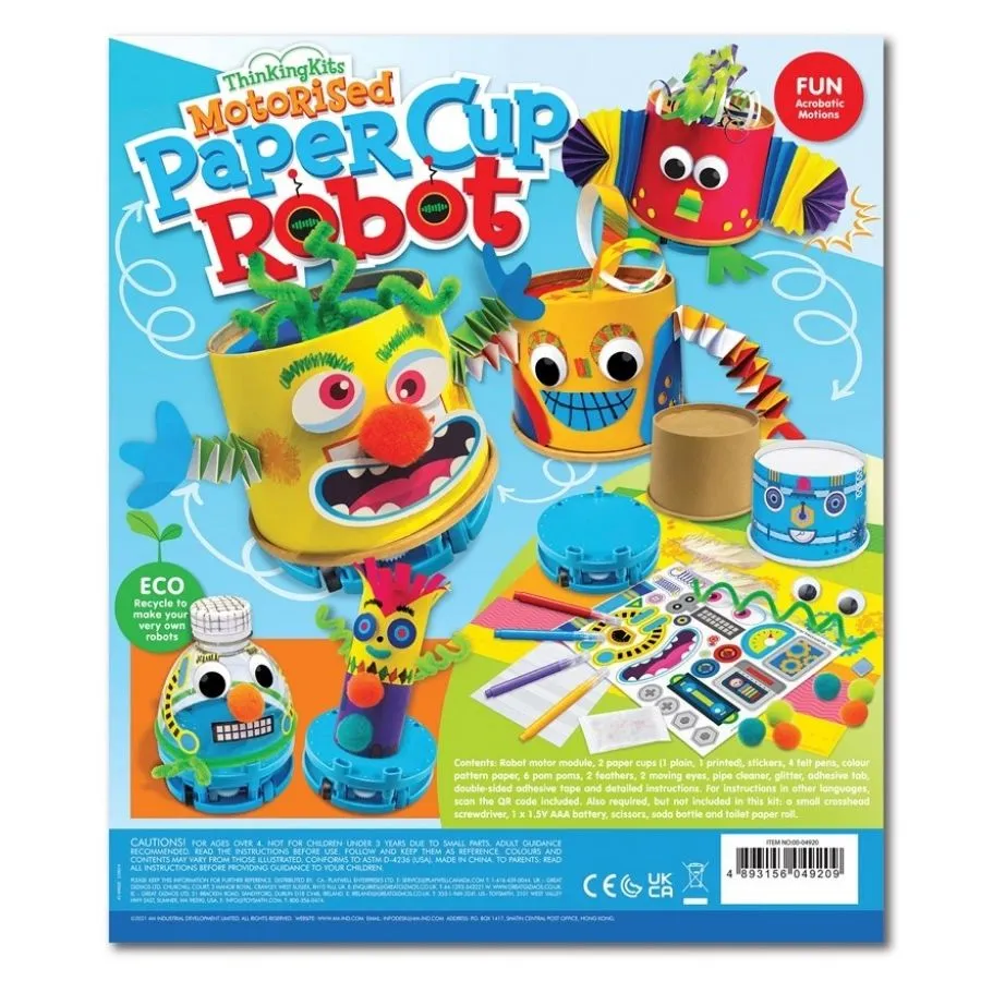 4M Toys - Thinking Kits Motorised Paper Cup Robot