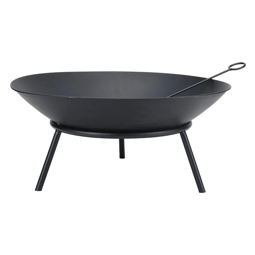 58.5cm Fire Pits for Garden | Burning Bowl Wood Bonfire Bowl