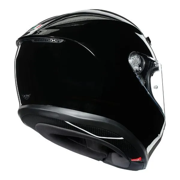 AGV K-6 Motorcycle Full Face Helmet - Black