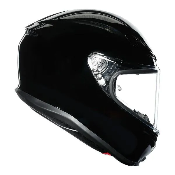 AGV K-6 Motorcycle Full Face Helmet - Black