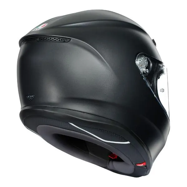 AGV K-6 Motorcycle Full Face Helmet - Matte Black