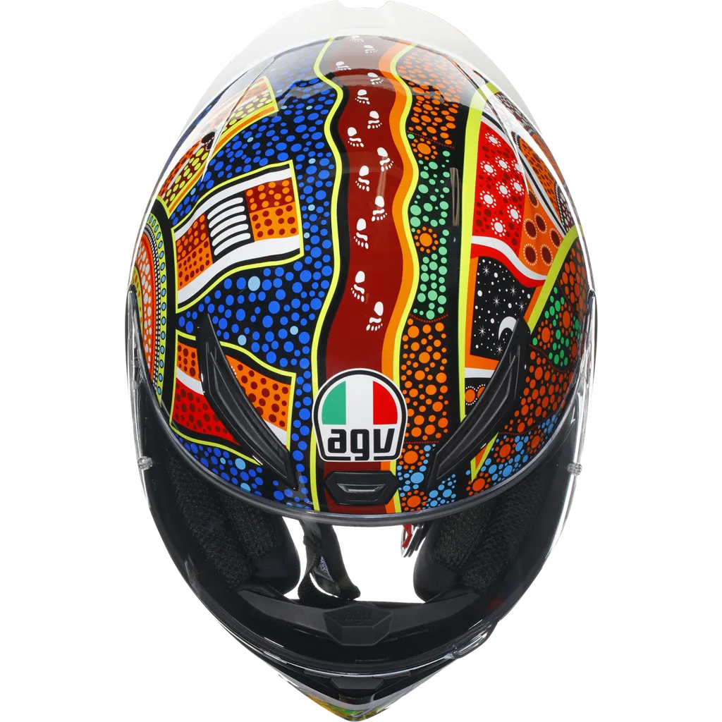 AGV K1-S E2206 Full Face Motorcycle Helmet - VR46 Rossi Replicas