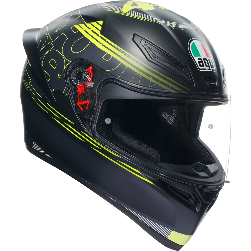 AGV K1-S E2206 Full Face Motorcycle Helmet - VR46 Rossi Replicas