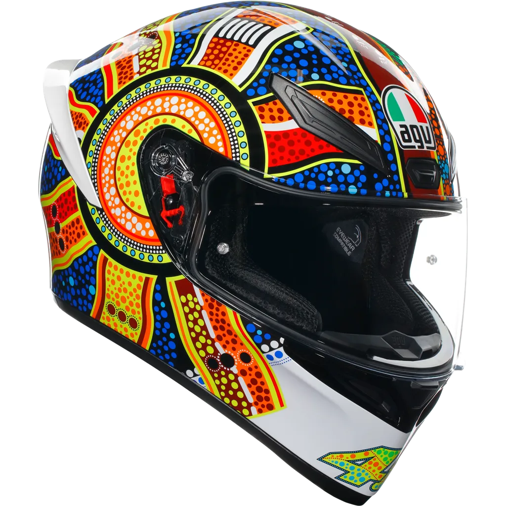 AGV K1-S E2206 Full Face Motorcycle Helmet - VR46 Rossi Replicas