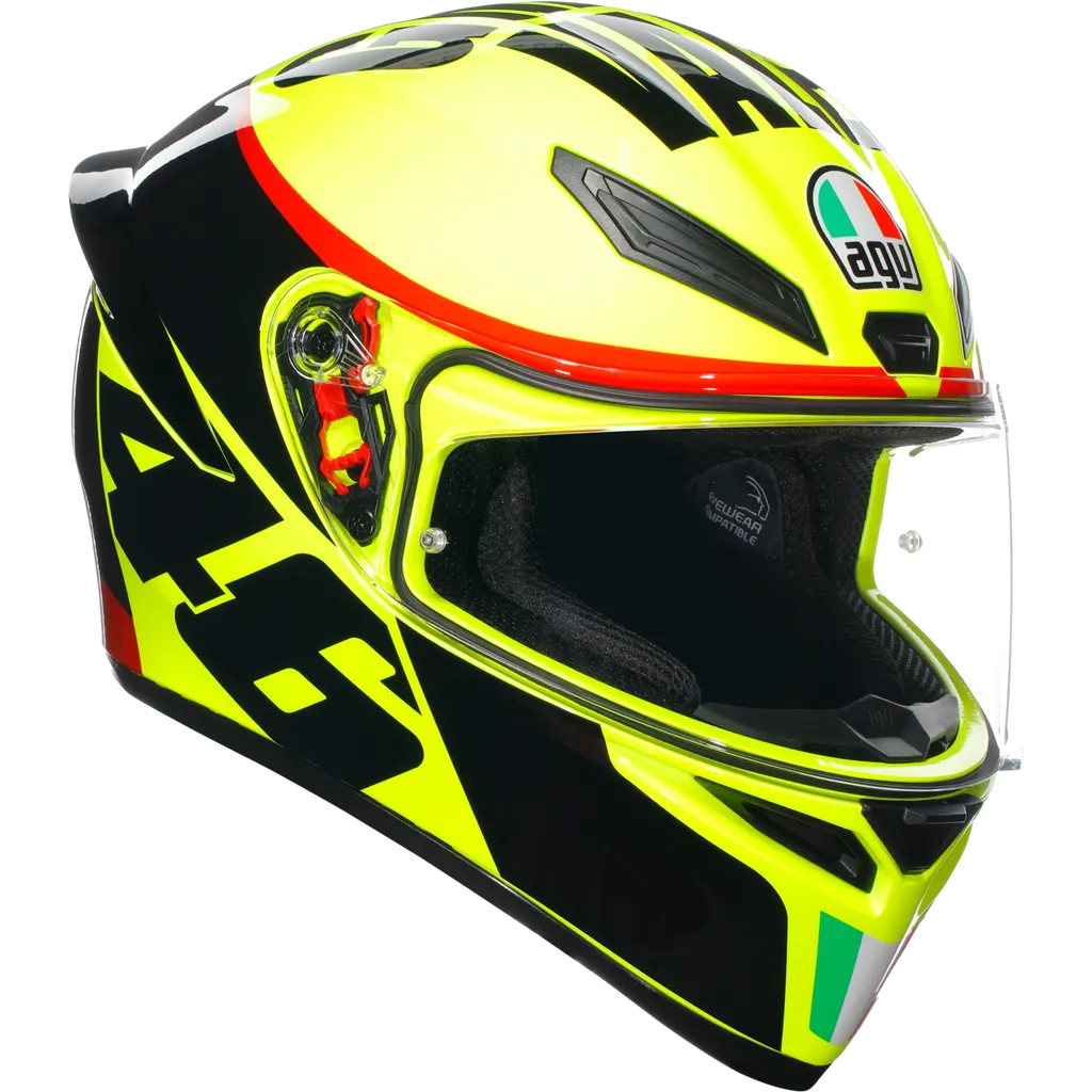 AGV K1-S E2206 Full Face Motorcycle Helmet - VR46 Rossi Replicas