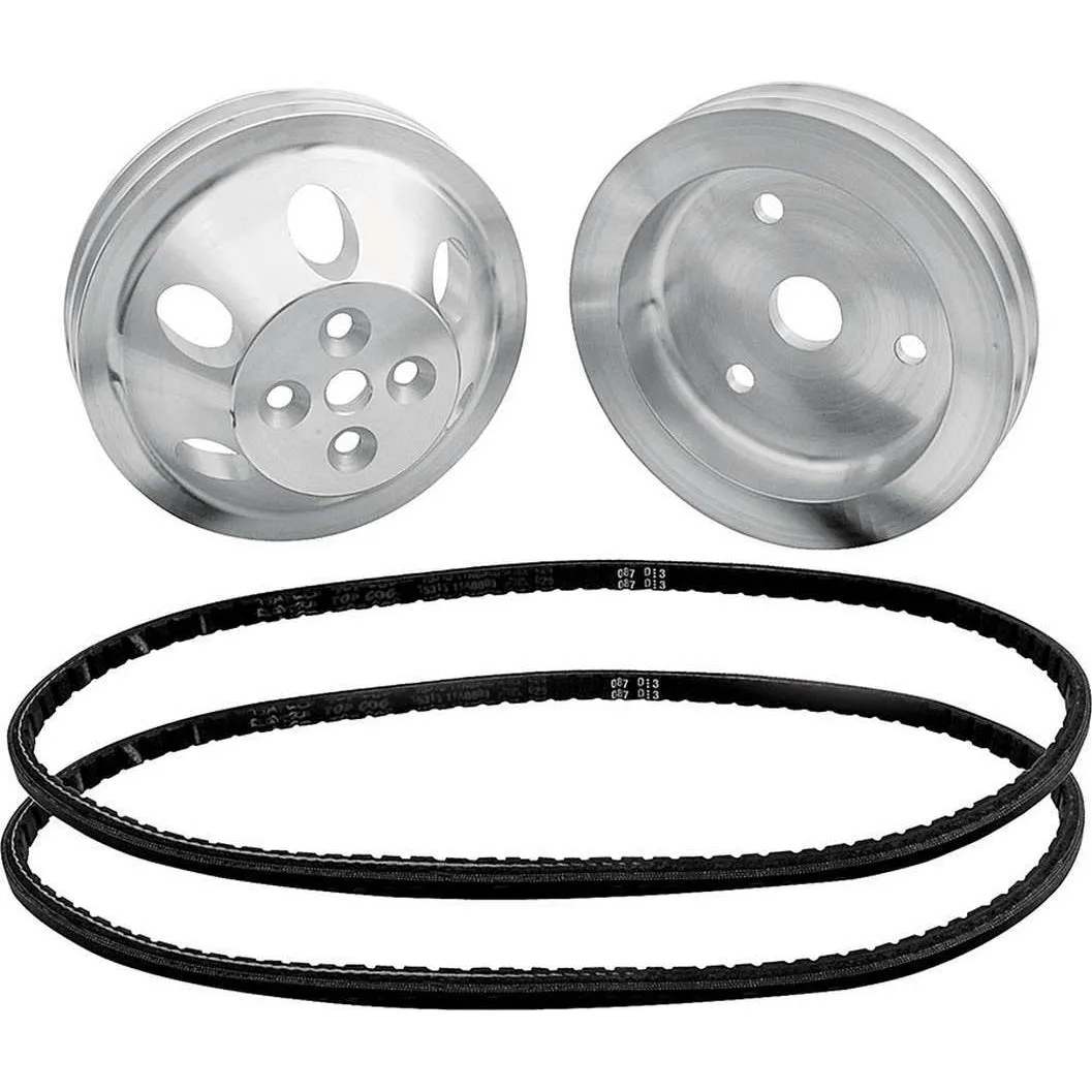 Allstar Performance 1:1 Pulley Kit - For Use w/o Power Steering