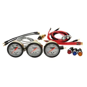 Allstar Performance 3 Gauge Kit / Warning Lights - Oil Pressure/Water Temp/Oil Temp