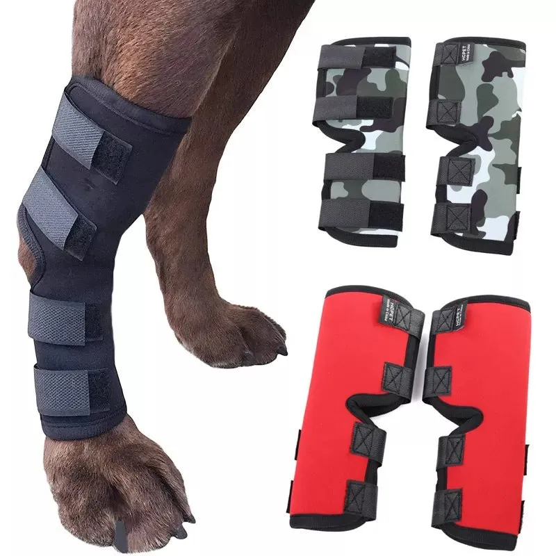 AnniePaw Dog Bandages - Knee Brace Strap for Leg Support