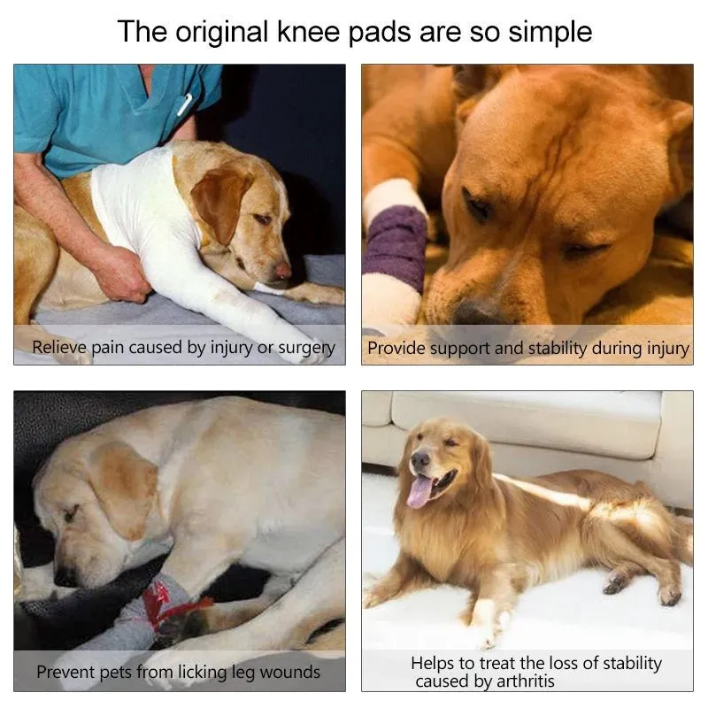 AnniePaw Dog Bandages - Knee Brace Strap for Leg Support