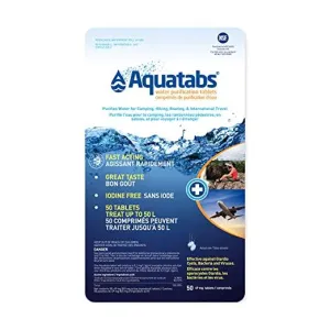 Aquatabs Water Purification Tablets - 50 Pack