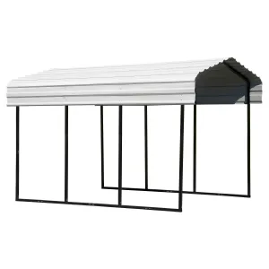 Arrow | Carport 10x20x9 ft Eggshell