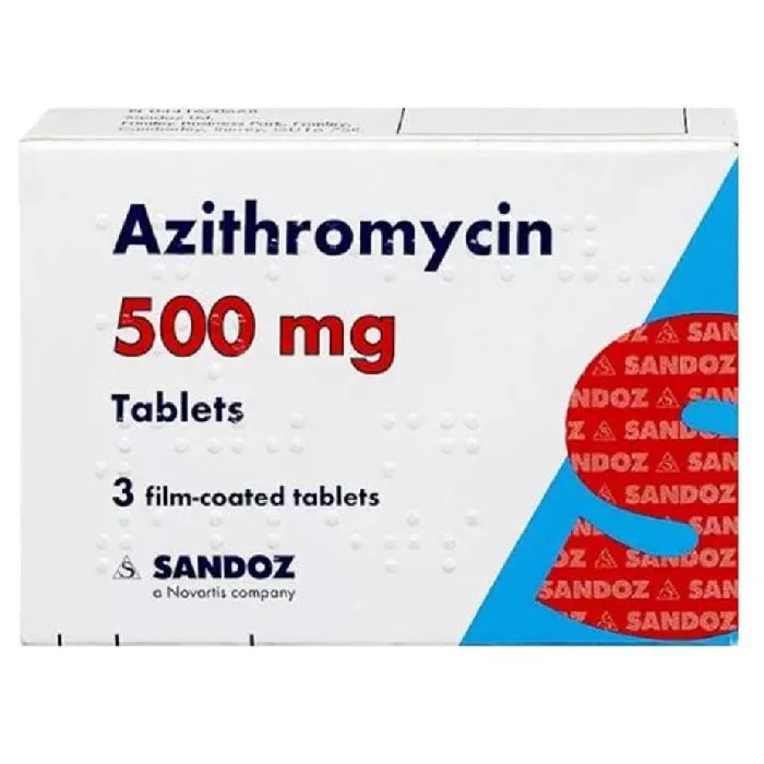 Azithromycin Tablets 500 mg (3-Pack) by Sandoz (Rx)