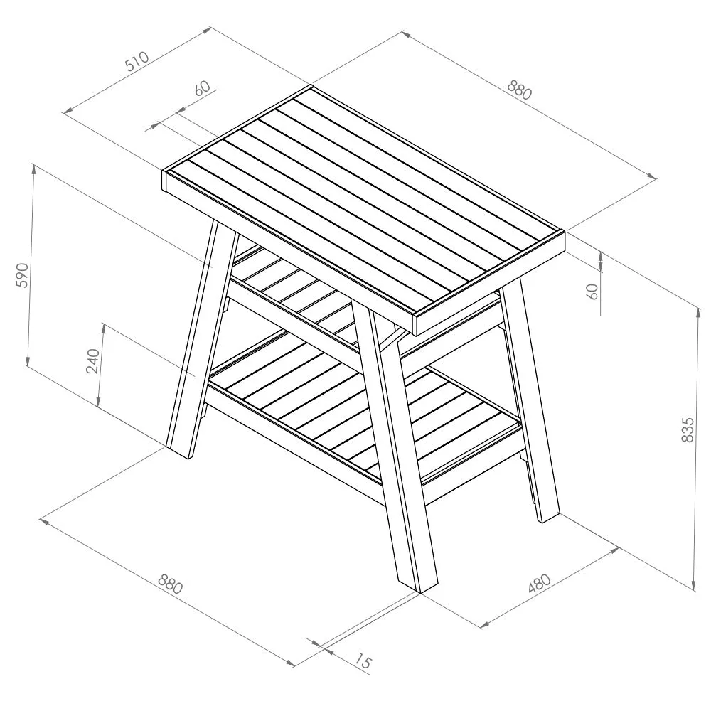 BBQ Side Table