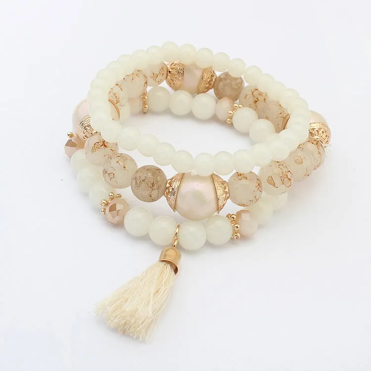 Bohemian simple and versatile multi-layer bracelet