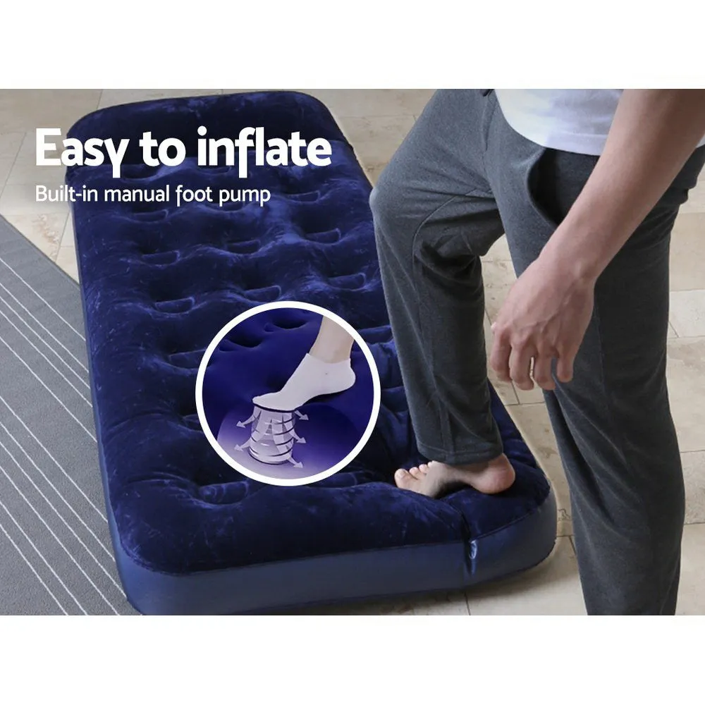 Built-in Pump Single Inflatable Air Mattress - Bestway