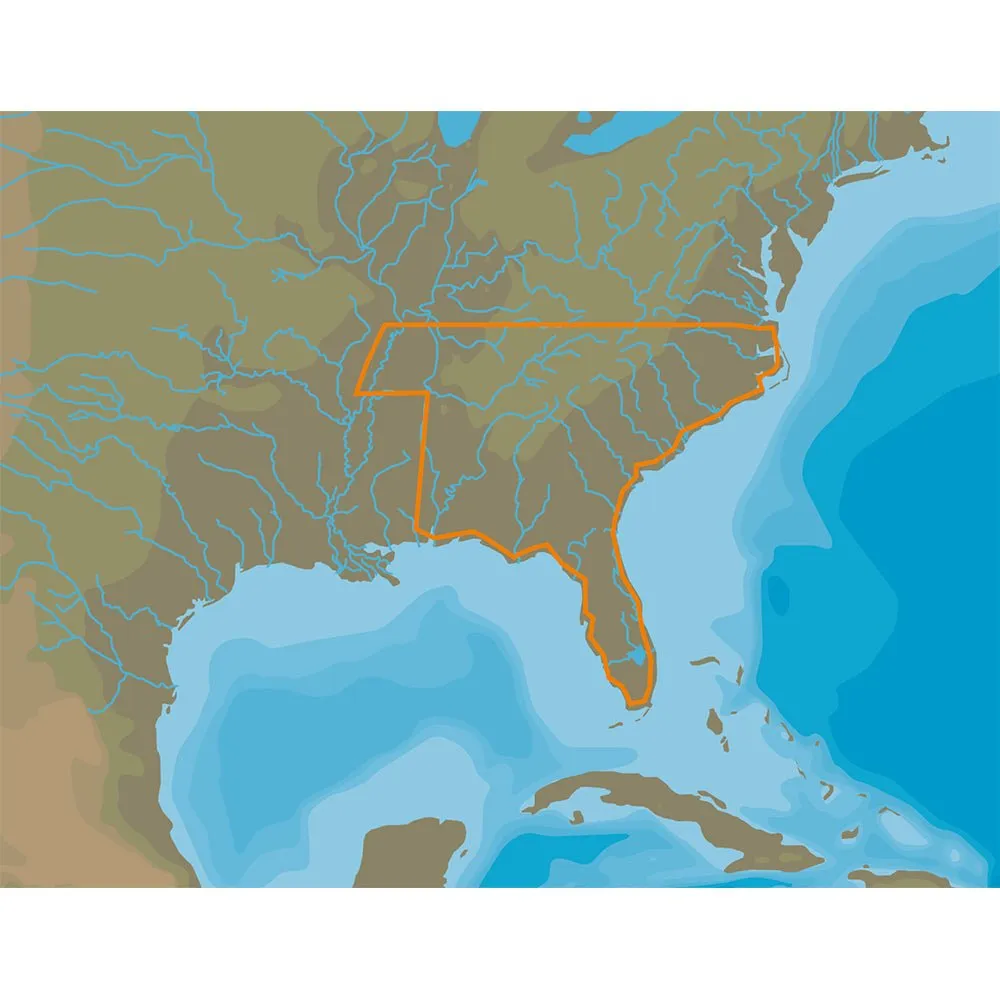 C-MAP 4D Lakes NA-D074 South East