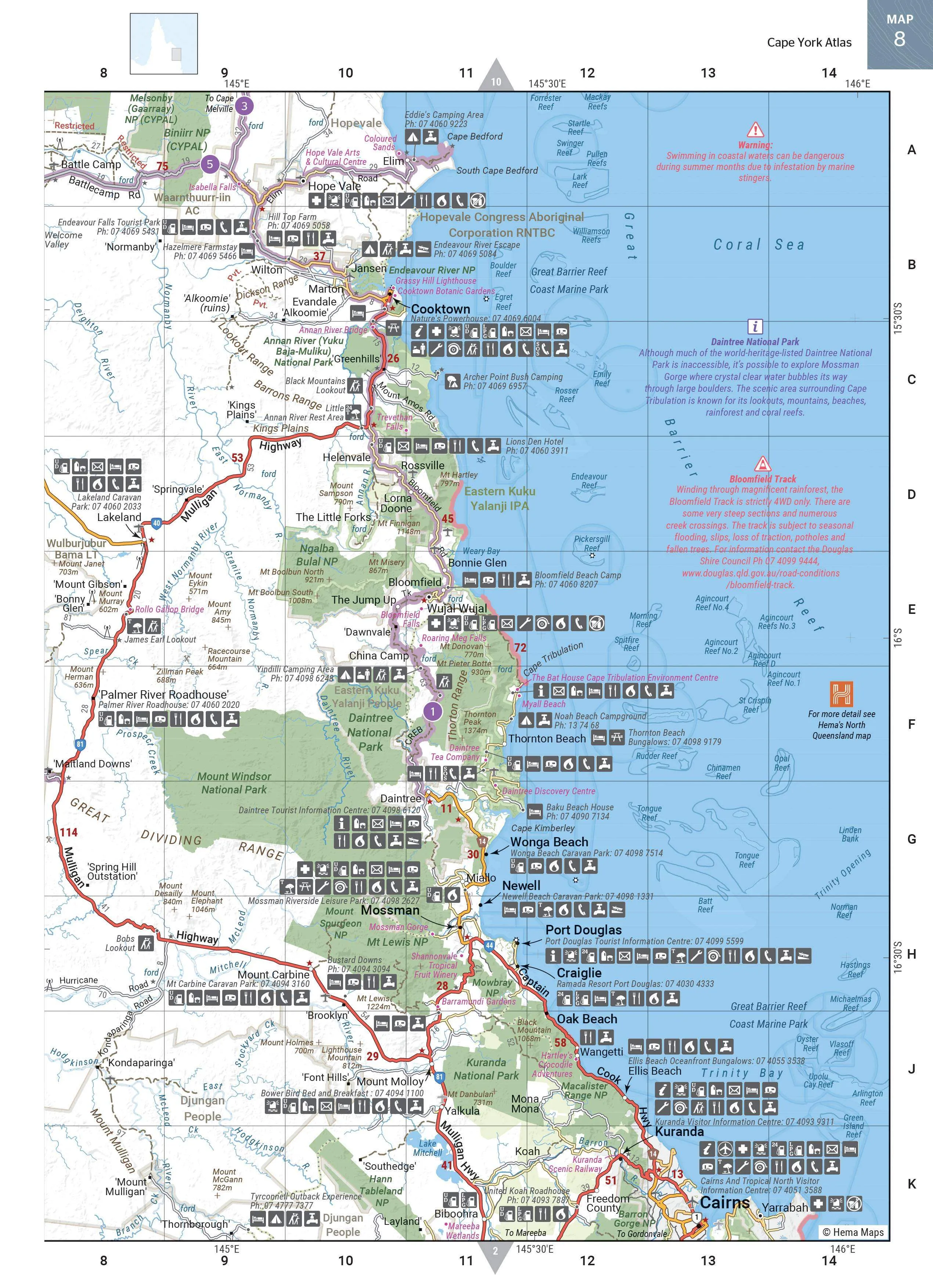 Cape York Atlas & Guide (5th Edition) by Hema Maps