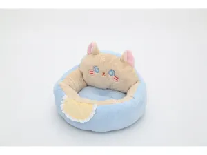 Cat Blue High Back Deep Sleeping Litter