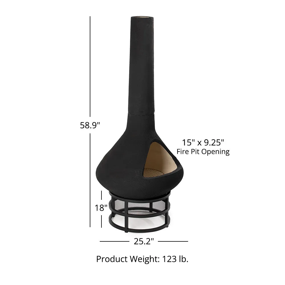 Ceramic Chiminea