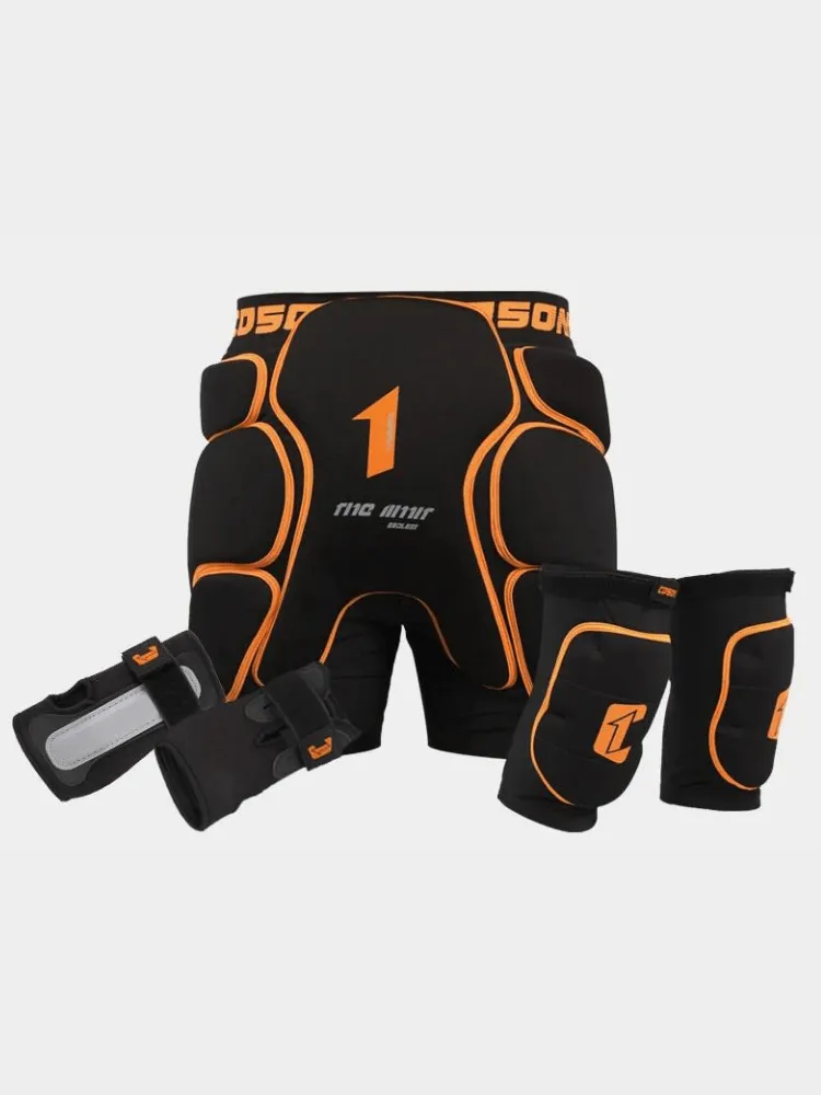 COSONE Unisex Number 1 Protective Shorts & Knee Pads & Wrist Guard