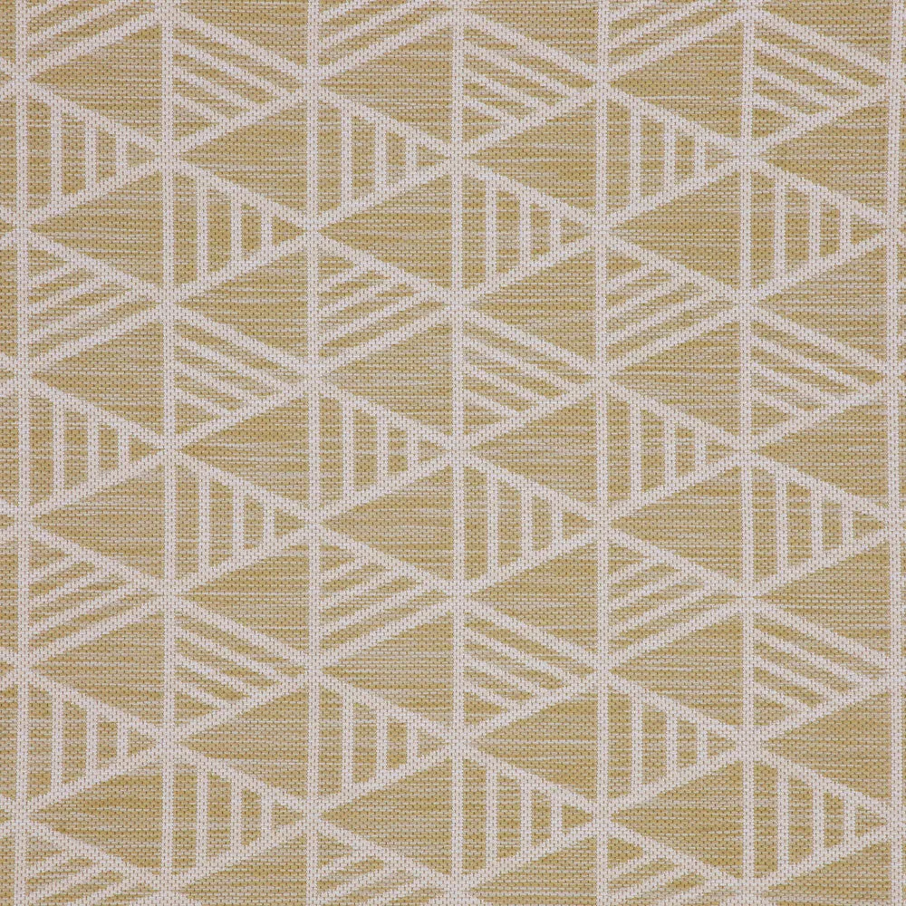 Cream Geometric Outdoor Rug - Banyan