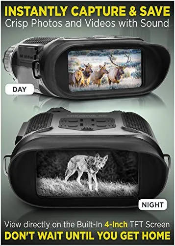 Digital Night Vision Binoculars for Complete Darkness