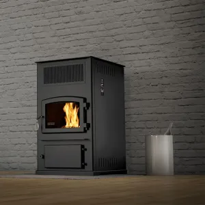 Drolet ECO-65 PELLET STOVE - WITH BASEMENT VENTING KIT