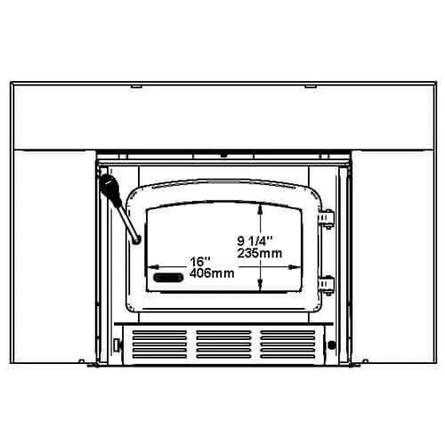 Drolet Escape 1800-I Wood Insert