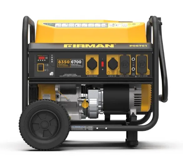 Firman P06701 Portable Generator 6700/8350 Watt 30 Amp 120/240V Recoil Start Gas New