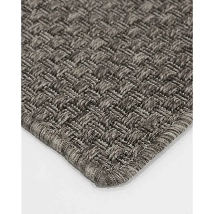 Flax Outdoor Rug - Zinc