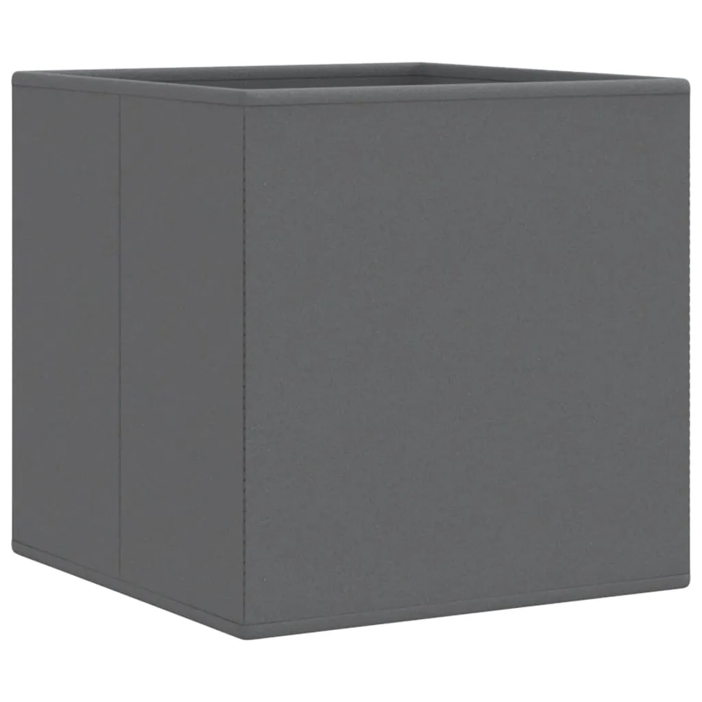 Foldable Storage Boxes 4 pcs Grey 32x32x32 cm Non-woven Fabric