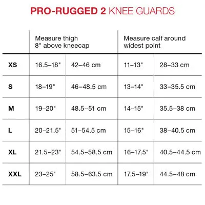 G-Form Knee Pro-Rugged 2  Protective Gear