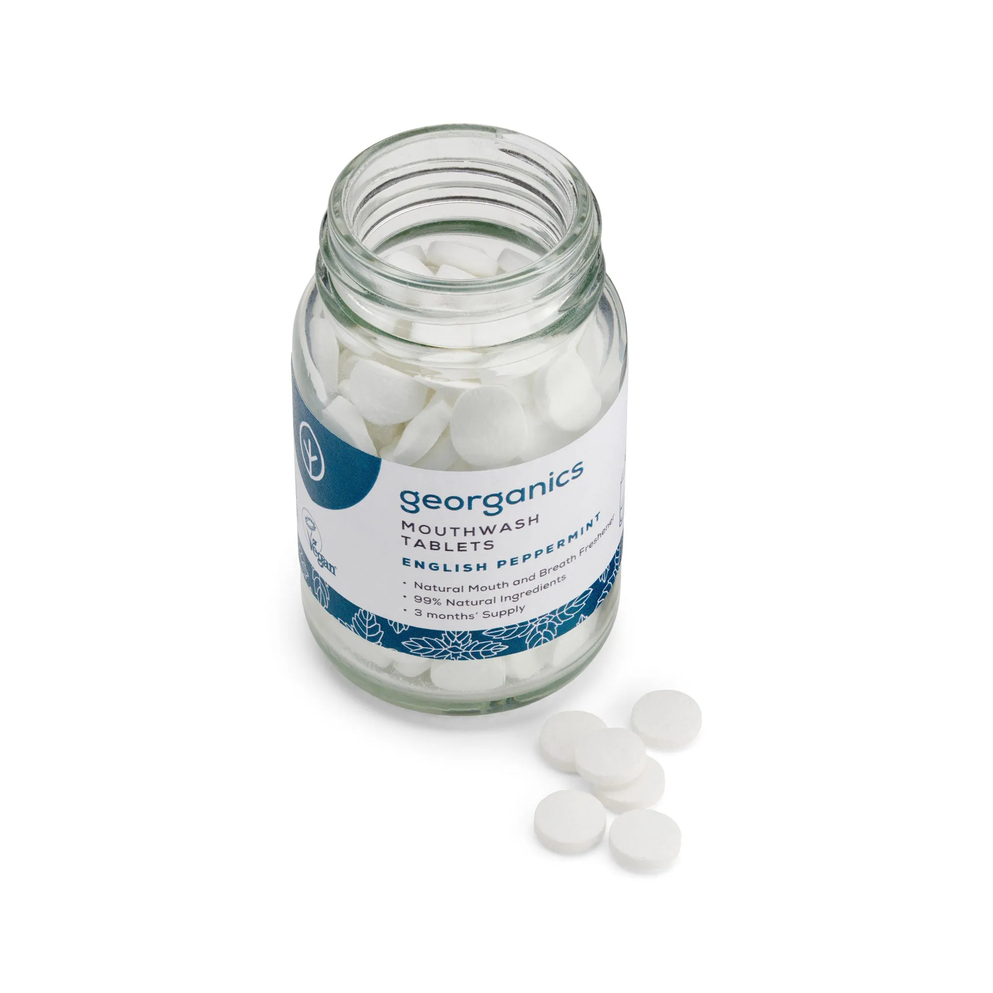 Georganics Mouthwash Tablets 180 tabs