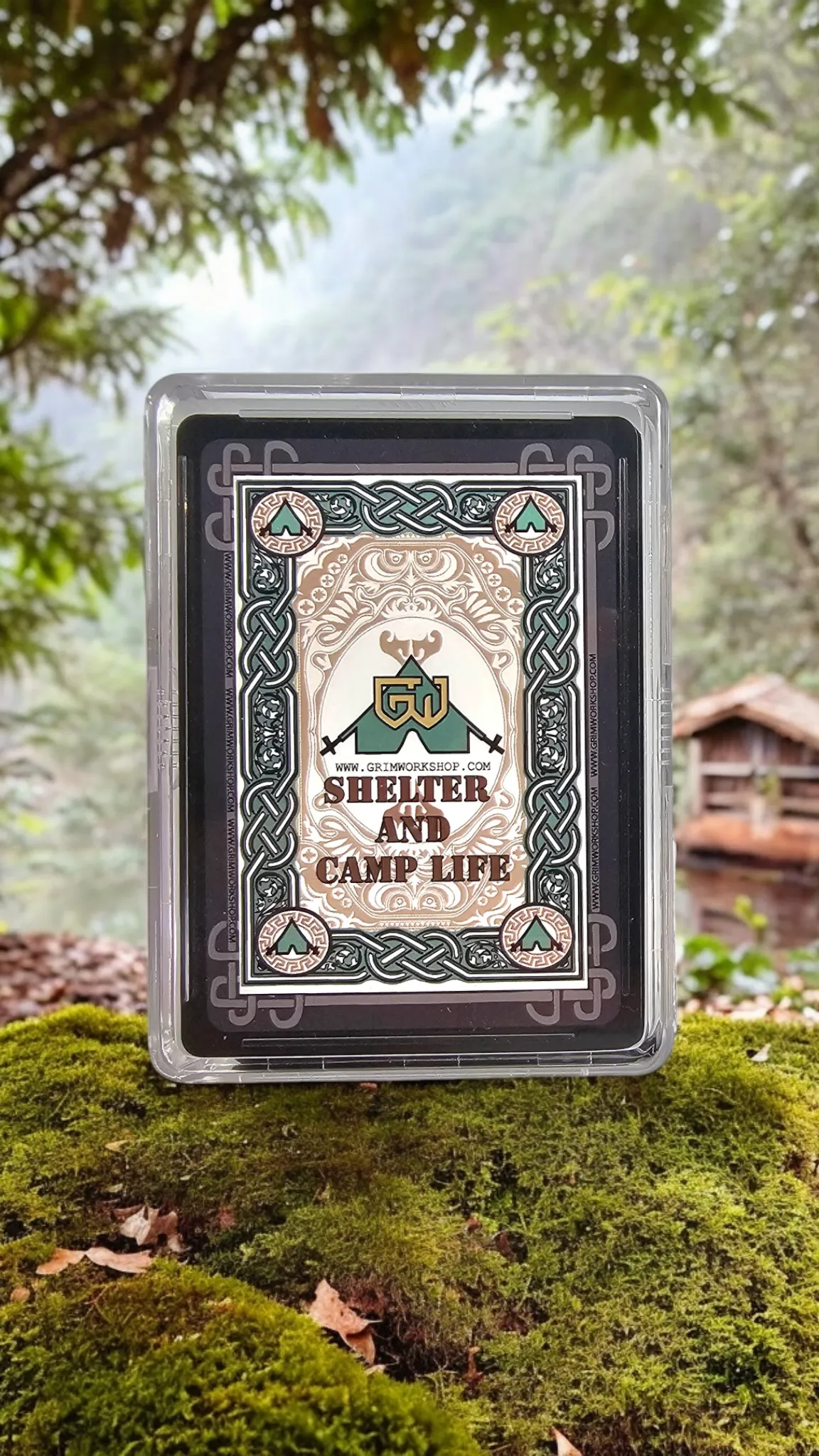 Grim Survival Playing Cards Shelter Building Deck : 54 Shelter Building and Camp Life Playing Cards (PRE ORDER)