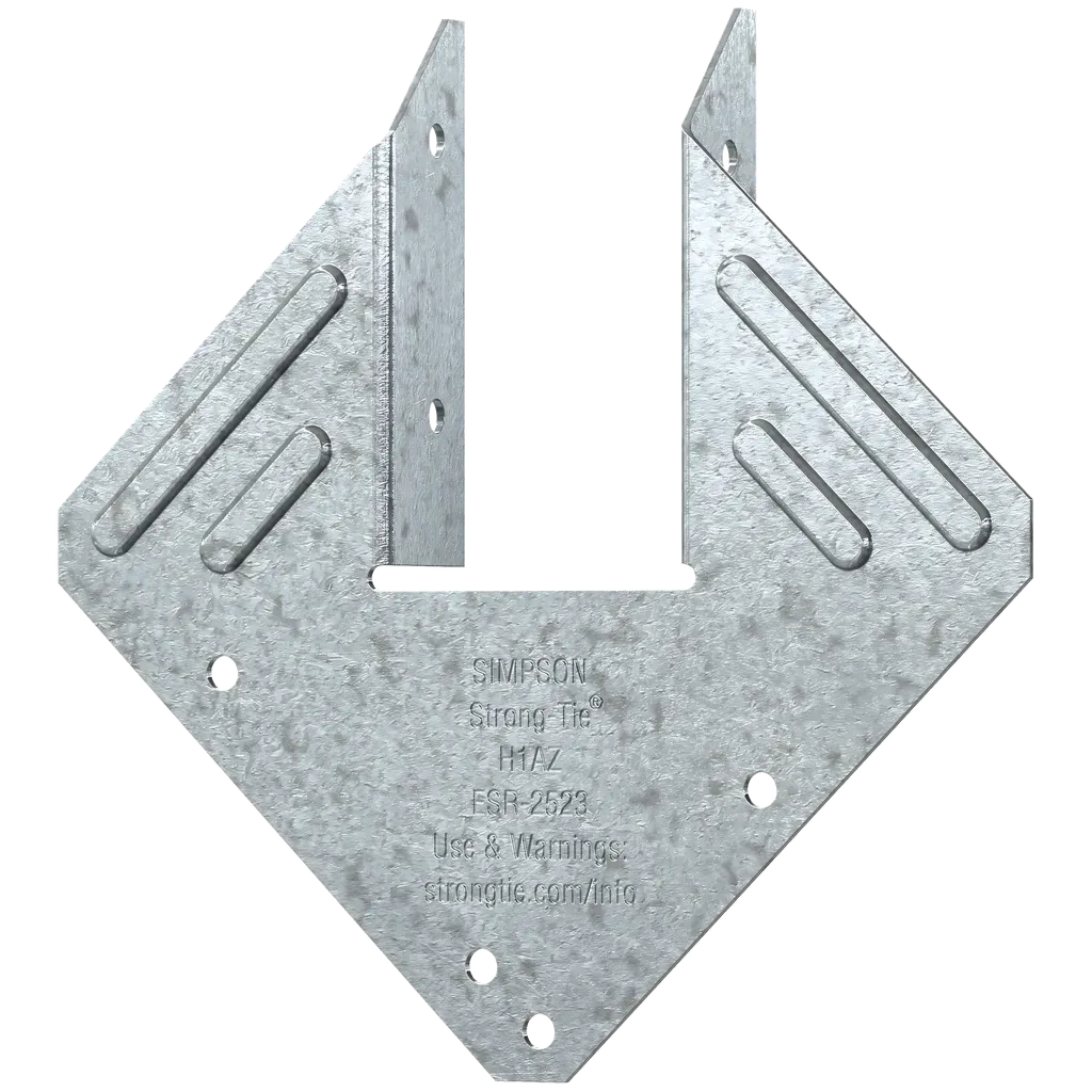 H1A 18-Gauge ZMAX® Galvanized Hurricane Tie