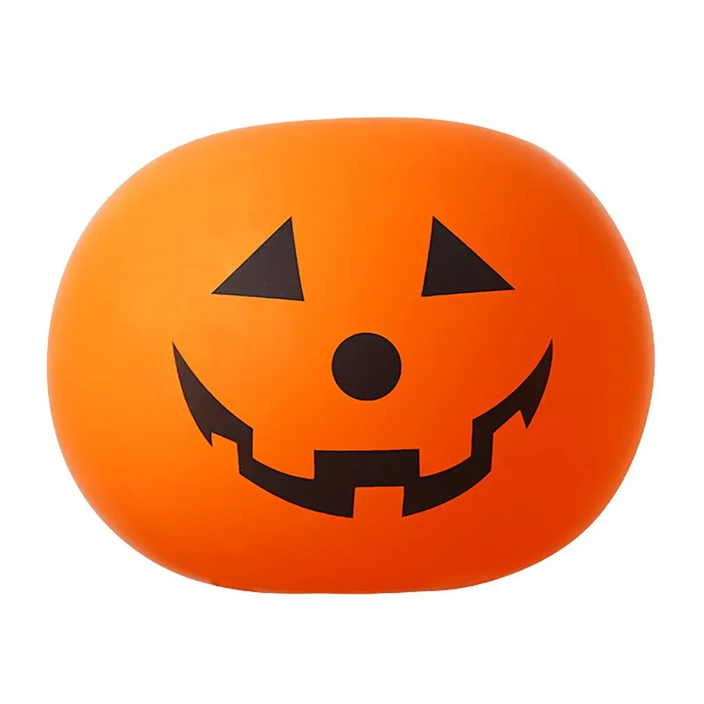 Halloween LED Light Balloons Orange Pumpkin Lantern Holiday Supplies Yard Lawn Garden Decoration Inflatable Dreamy Decoration