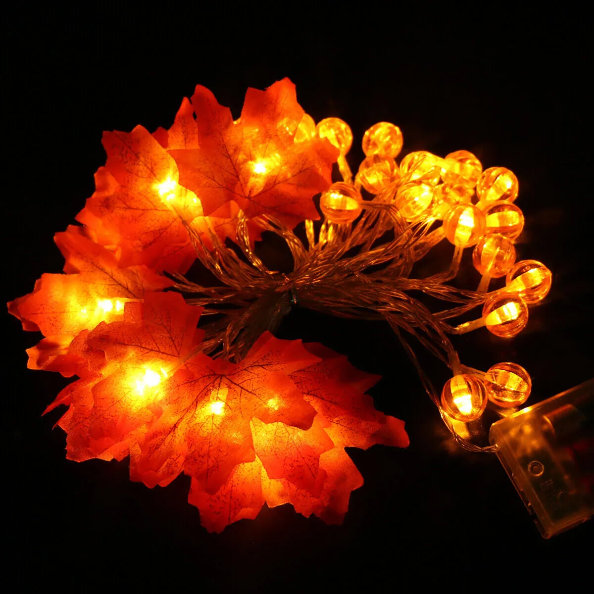 Halloween String Lights Pumpkin Lamp Light up Indoor Outdoor Garden Party Decor