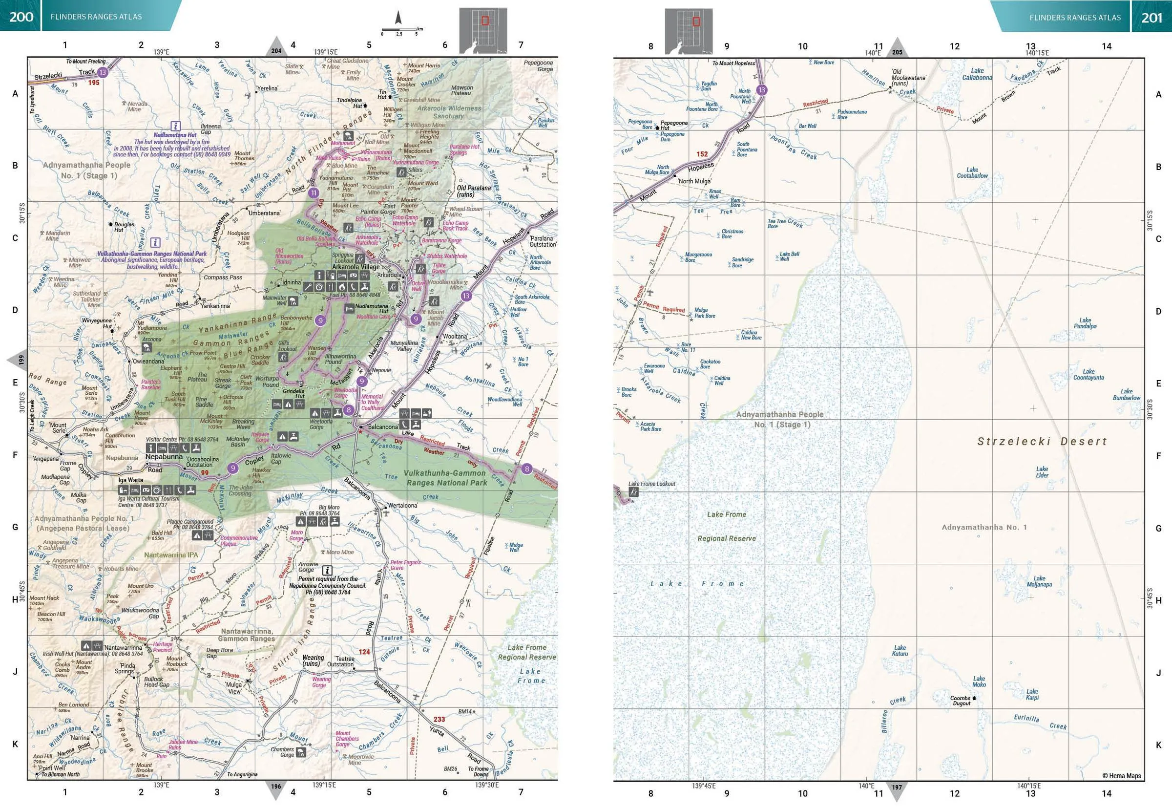 Hema Flinders Ranges Atlas & Guide