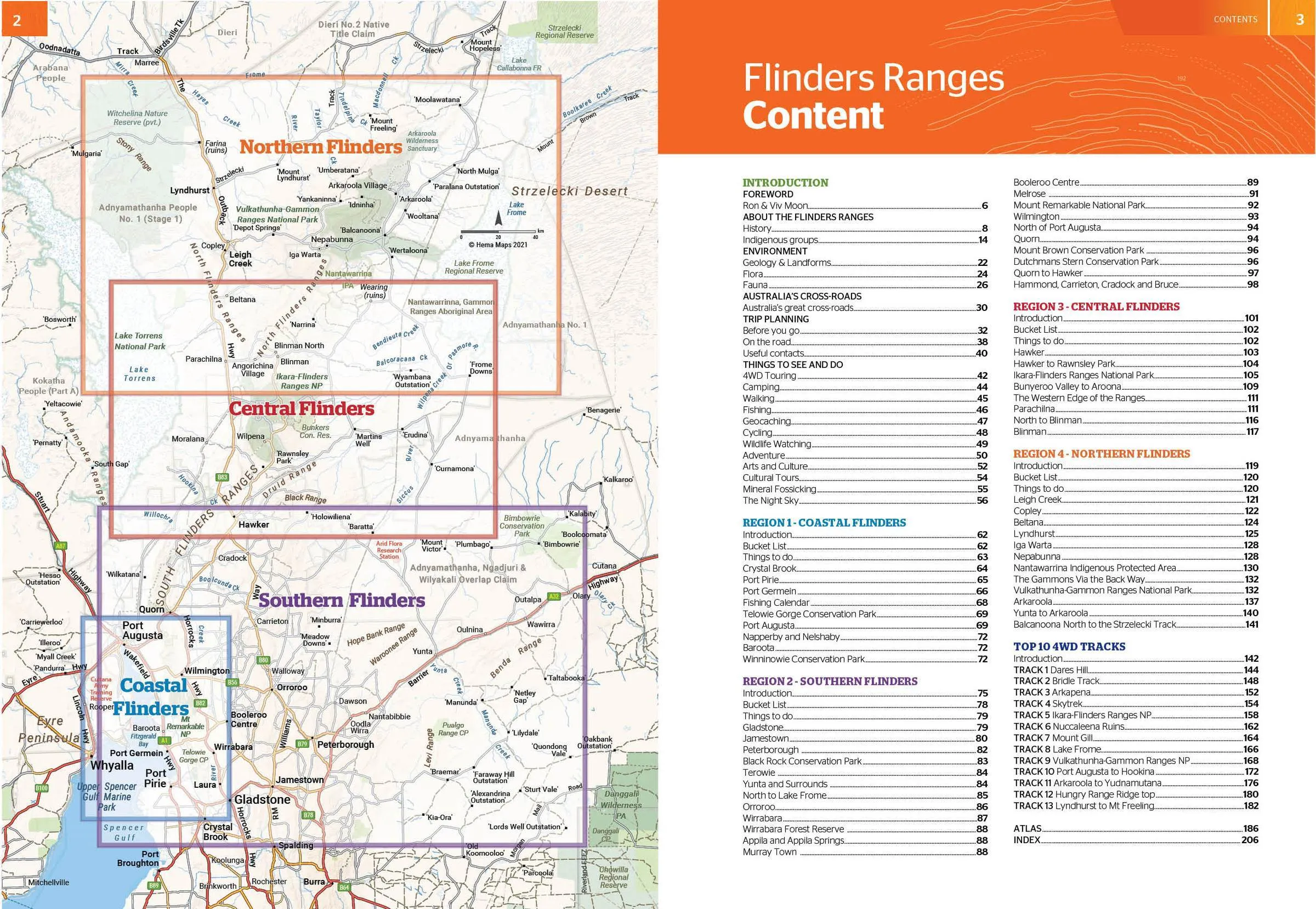 Hema Flinders Ranges Atlas & Guide