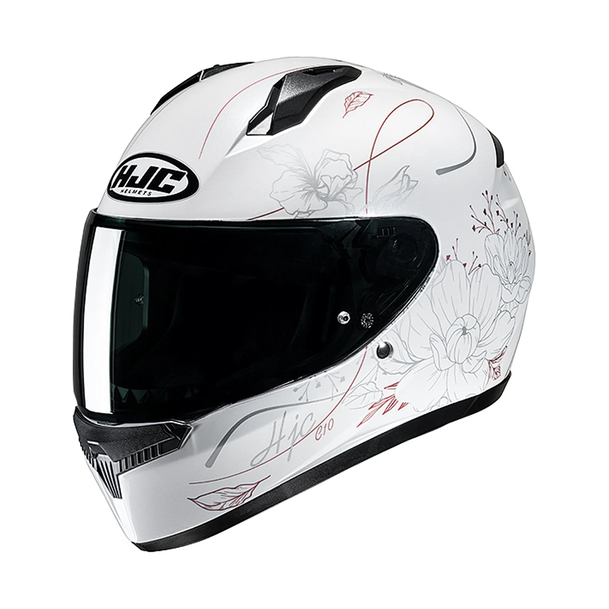 HJC C10 Epic White Pink Helmet