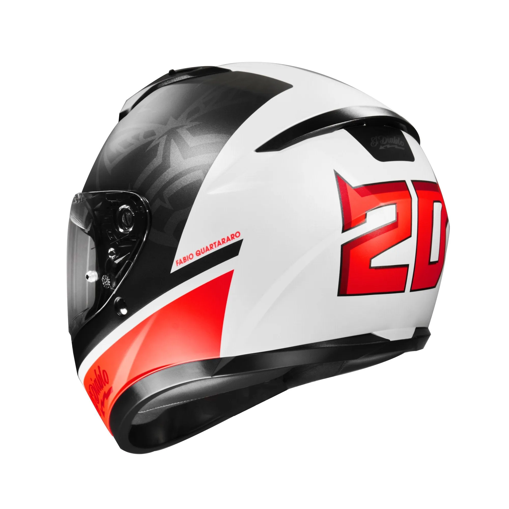 HJC C10 Full Face Motorcycle Helmet - Fabio Quartararo 20 MC1SF