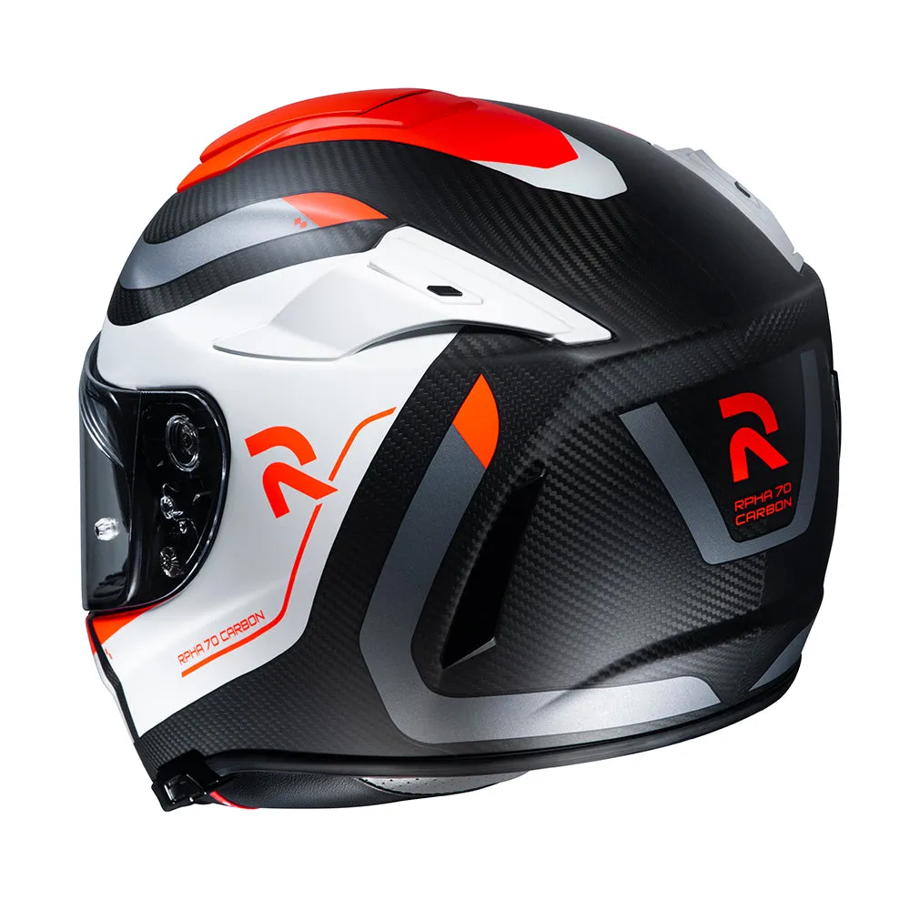 HJC RPHA 70 Reple Carbon MC6HSF Orange Full Face Helmet