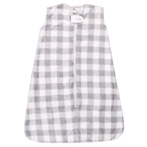 Hudson Baby Plush Sleeping Bag, Sack, Blanket, Gray Plaid