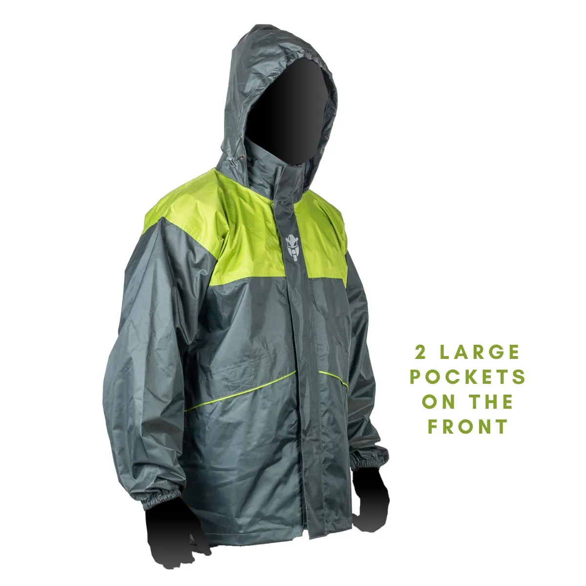 Hurricane Air TourPro Waterproof Rain Overjacket - Grey Green