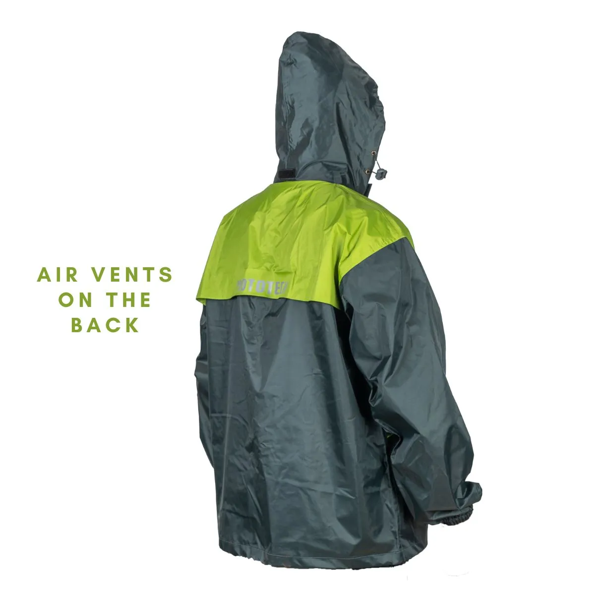 Hurricane Air TourPro Waterproof Rain Overjacket - Grey Green