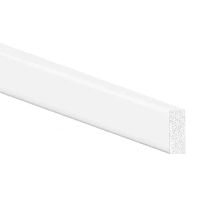 Inteplast Group Building Products  1/2-in x 0.75-in x 8-ft Finished Polystyrene Baseboard Moulding