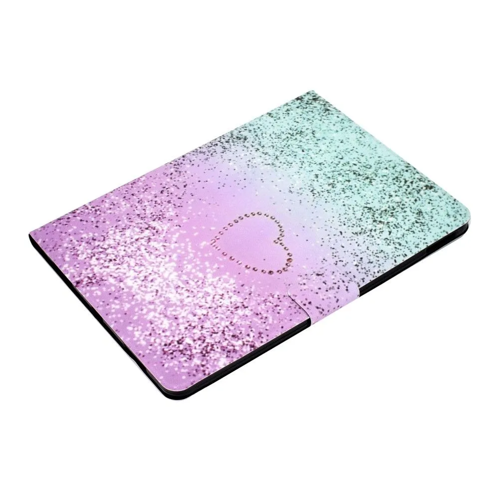 iPad Pro 11 (2021) / Air (2020) beautiful pattern leather flip case - Glittery Element and Heart