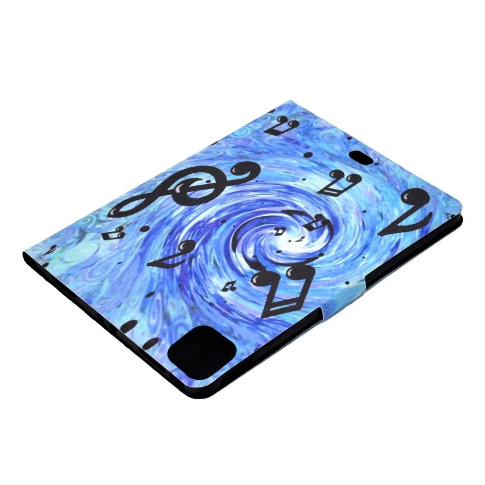 iPad Pro 11 (2021) / Air (2020) beautiful pattern leather flip case - Music Symbol