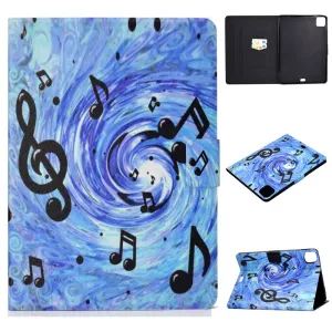 iPad Pro 11 (2021) / Air (2020) beautiful pattern leather flip case - Music Symbol